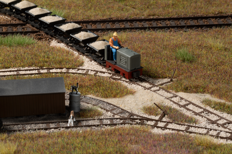 Narrow gauge railway set replica