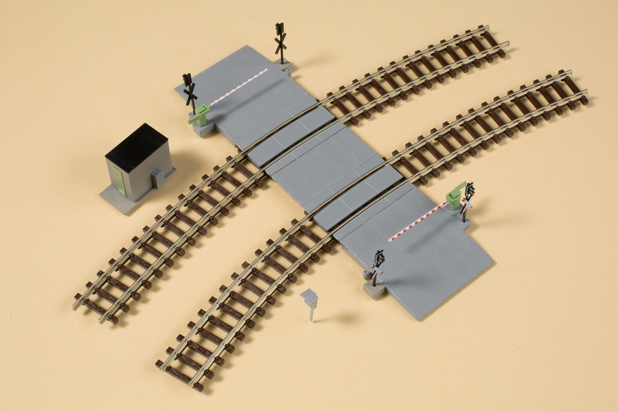 Bahnübergang - Halbschranke
